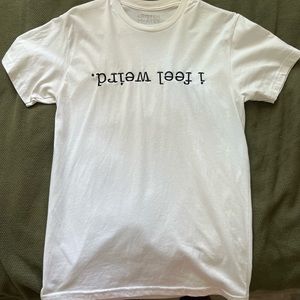 Kristen McAtee 'I Feel Weird' White T-Shirt
